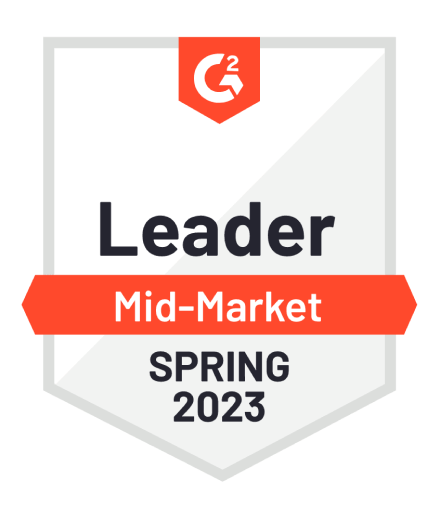 G2 badge: Mid-Market Leader