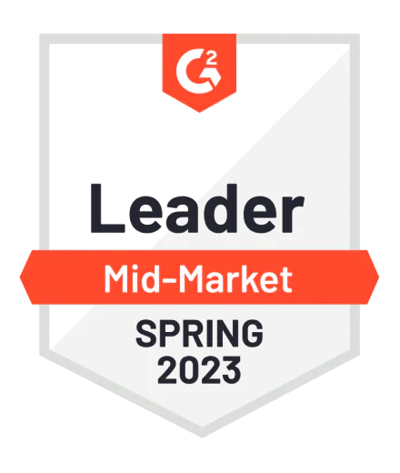 G2 badge: Mid-Market Leader